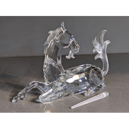 38 - Swarovski Crystal Society Annual editions including; 1995 Lion, 1996 Unicorn, 1997 Dragon and a 1998... 