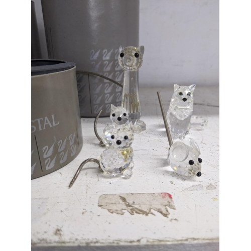 47 - Swarovski Crystal Society models to include six cats, three teddy bears, two bears and a mouse
Locat... 