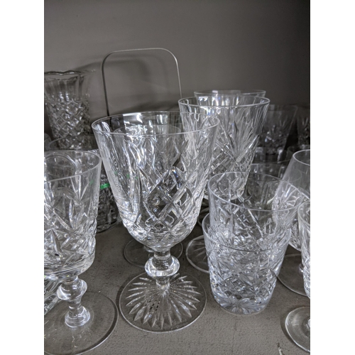 56 - Crystal cut glassware vases and bowls, jugs and other glasses 
Location: R1.1 & R2.1
If there is no ... 