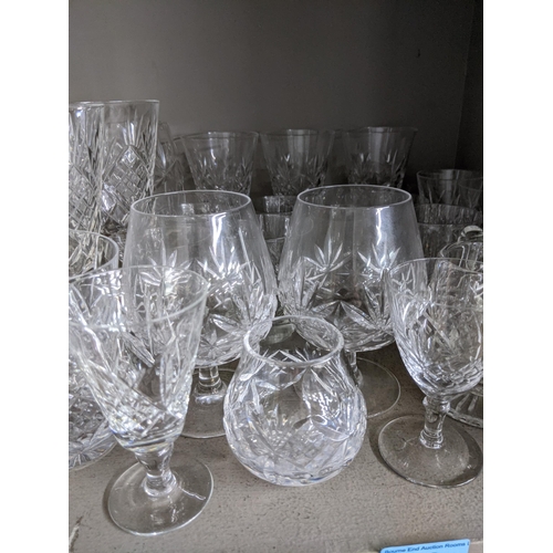 56 - Crystal cut glassware vases and bowls, jugs and other glasses 
Location: R1.1 & R2.1
If there is no ... 