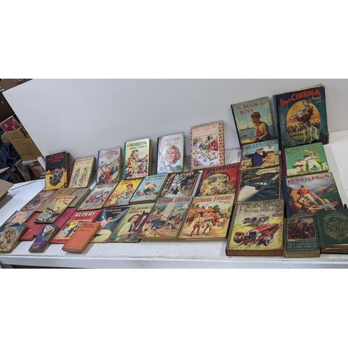 83 - A collection of vintage children's books, mostly boys and girls annuals from the 1930s and 1940s to ... 