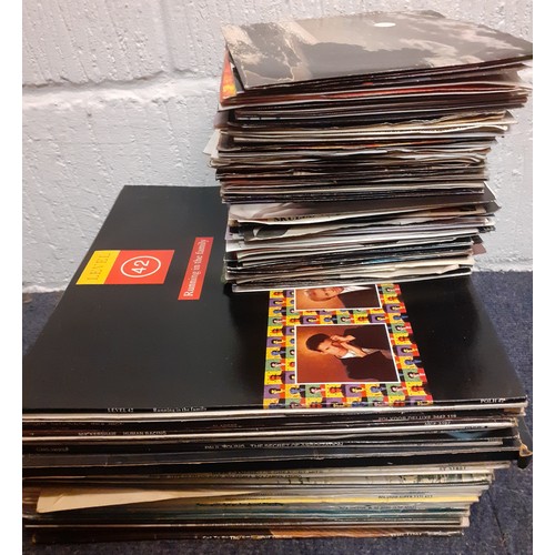 126 - A quantity of LP's, 45rpm singles and 12