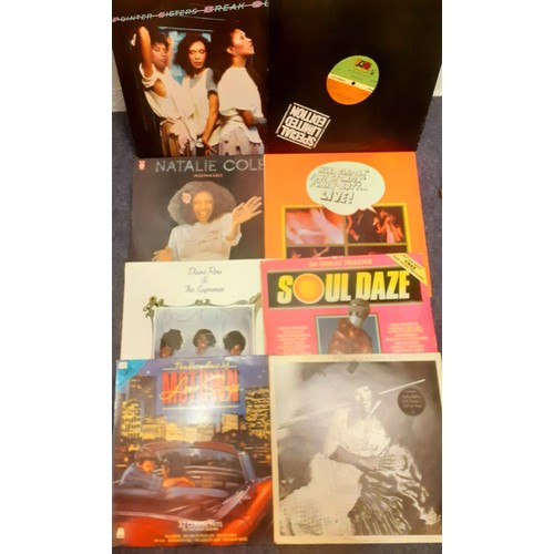 127 - A quantity of LP's, mainly Motown, to include The Jacksons, The Commodores and Joan Armatrading. Loc... 