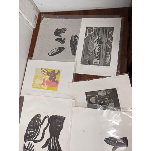 437 - Kate Corder - prints to include artists proofs limited editions, monochrome still life and coloured ... 