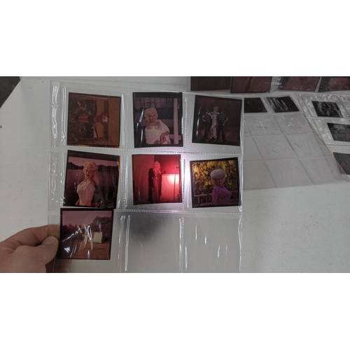 454 - Approx. 35 colour transparencies of film personalities to include Jayne Mansfield, Shirley MacLaine,... 