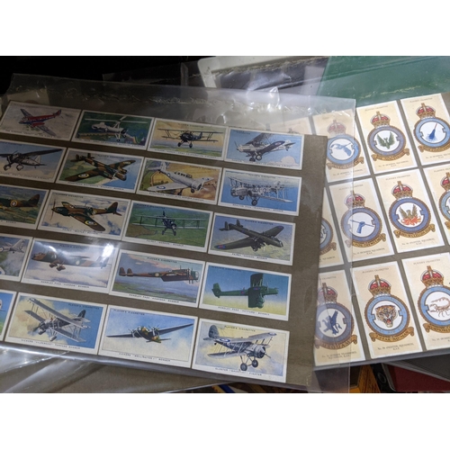 466 - Cigarette albums and cards to include British Freshwater fish, International Airliners and others
Lo... 