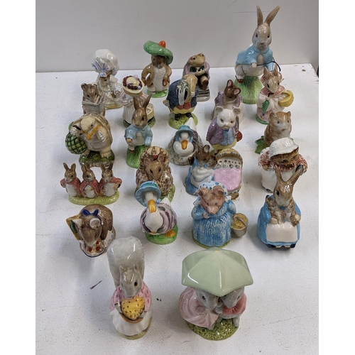 481 - A collection of Beatrix Potter porcelain figures by Frederick Warne & Co to include Goody & Timmy Ti... 