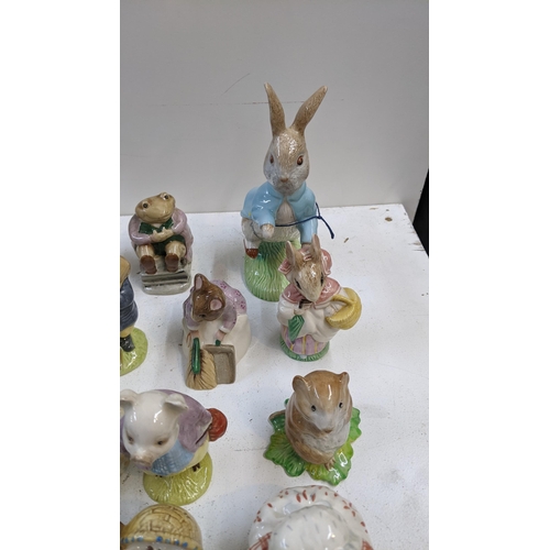 481 - A collection of Beatrix Potter porcelain figures by Frederick Warne & Co to include Goody & Timmy Ti... 