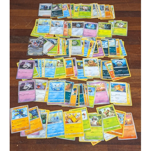 391 - A collection of Pokemon cards to include base bombardier Shiny, stage 1 Kirila, Basic Qwilfish, A St... 