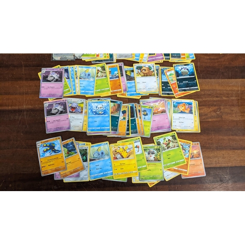 391 - A collection of Pokemon cards to include base bombardier Shiny, stage 1 Kirila, Basic Qwilfish, A St... 