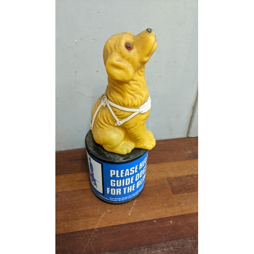 394 - A vintage guide dogs collection box in the form of a dog
Location:4.1
If there is no condition repor... 