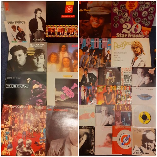 126 - A quantity of LP's, 45rpm singles and 12