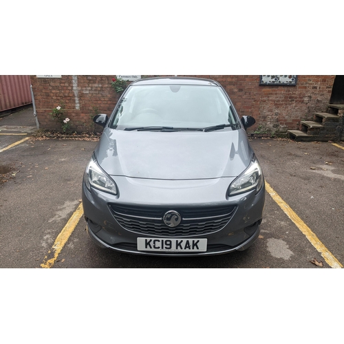 482 - A Vauxhall Corsa, 1.4 litre, petrol, Euro 6, five door, grey, Mot expires 29th November 2024, mileag... 