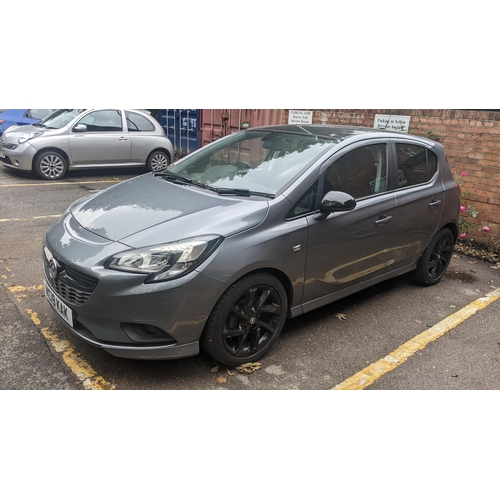 482 - A Vauxhall Corsa, 1.4 litre, petrol, Euro 6, five door, grey, Mot expires 29th November 2024, mileag... 