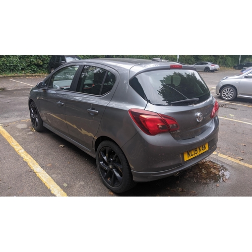 482 - A Vauxhall Corsa, 1.4 litre, petrol, Euro 6, five door, grey, Mot expires 29th November 2024, mileag... 