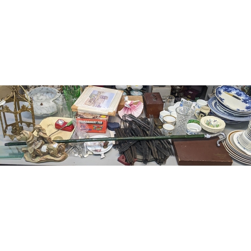 418 - A mixed lot to include a French style ceiling light, cutlery, Royal Doulton figure and others
Locati... 