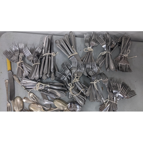 425 - A selection of silver plated cutlery, together with a set of stainless steel cutlery
Location:A1M
If... 