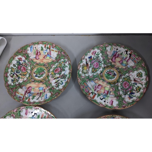 435 - Six Chinese early 20th century Canton famille rose plates
Location:A2F
If there is no condition repo... 