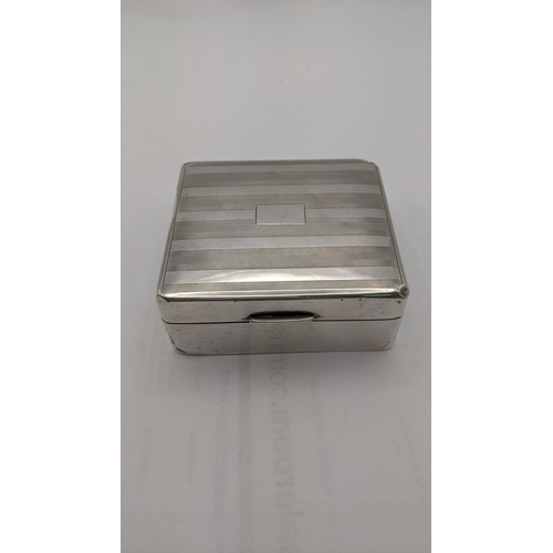 119 - A William Neale and son silver cigarette case hallmarked Birmingham 1928
Location:A3T
If there is no... 