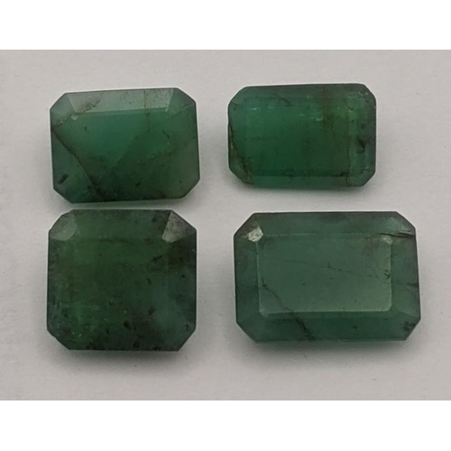 123 - Four emeralds the largest one size measuring 10mm x 7mmx 2.8mm deep
Location:CAB5
If there is no con... 