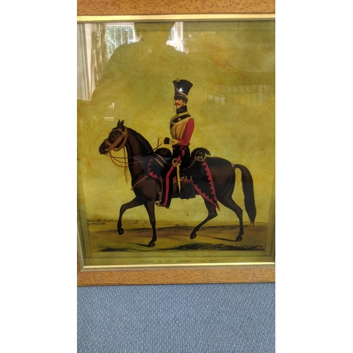 182 - Two early 20th century engravings on glass entitled British Army Officers
Location:STAIRS
If there i... 