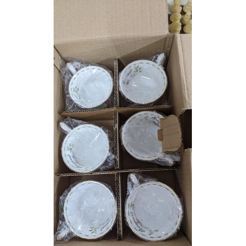 502 - Two sets of six Royal Albert August Poppy pattern teasets, boxed, unused
Location: A1B
If there is n... 