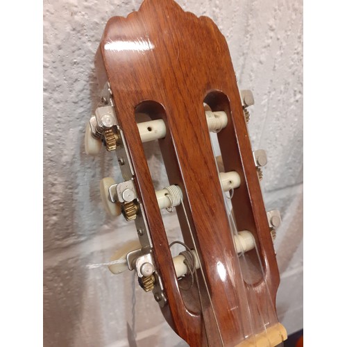 193 - Three classic guitars comprising an Encore TW350, a Narvaez Model 15 and another. Location:RWF
If th... 