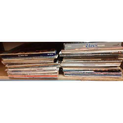 192 - A quantity of LP's and 45rpm singles, mainly 1970's-80's to include Meatloaf (cover A/F), Rod Stewar... 