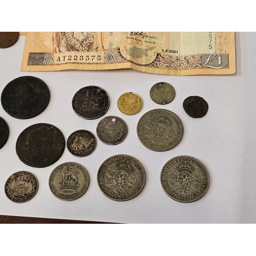 135 - World Coins - A collection of 17th Century and later coins from around the world to include England/... 