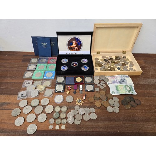 136 - THIS LOT HAS BEEN WITHDRAWN

A collection of Victorian and later British coins to include a small se... 