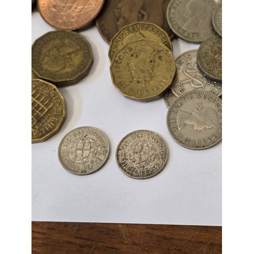 138 - A collection of mixed British coins to include a 1990 Silver Proof Piedfort 5p, George V and later p... 