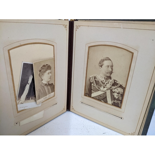 601 - A selection of seven Victorian and later photograph albums containing an extensive collection of Car... 