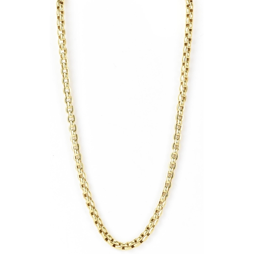 178 - An 18ct yellow gold Fope cable chain necklace, having a lobster claw clasp, stamped FOPE 750, 51.5cm... 