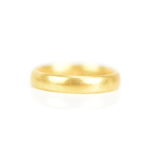 79 - A 22ct yellow gold wedding band, ring size L 1/2, 5.1 grams
If there is no condition report shown, p... 