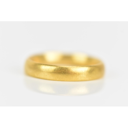 79 - A 22ct yellow gold wedding band, ring size L 1/2, 5.1 grams
If there is no condition report shown, p... 