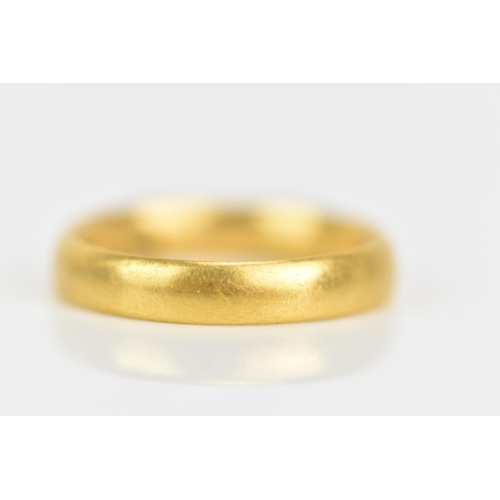 79 - A 22ct yellow gold wedding band, ring size L 1/2, 5.1 grams
If there is no condition report shown, p... 