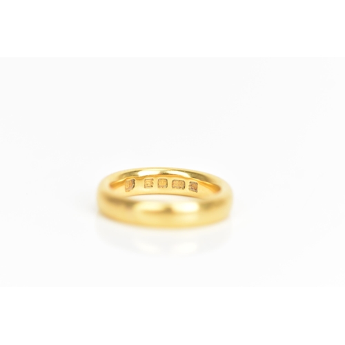 99 - A 22ct yellow gold wedding band, ring size J 1/2, 7.9 grams
If there is no condition report shown, p... 