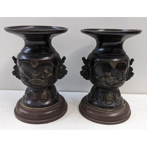 121 - A pair of Japanese Meiji period alter fitting bronzes, 14h
Location: 3-1
If there is no condition re... 