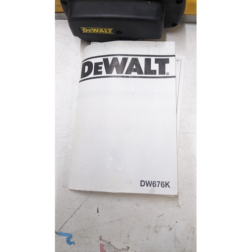 256 - A boxed DeWalt DW676 planer with instructions
Location: LWB
If there is no condition report, please ... 