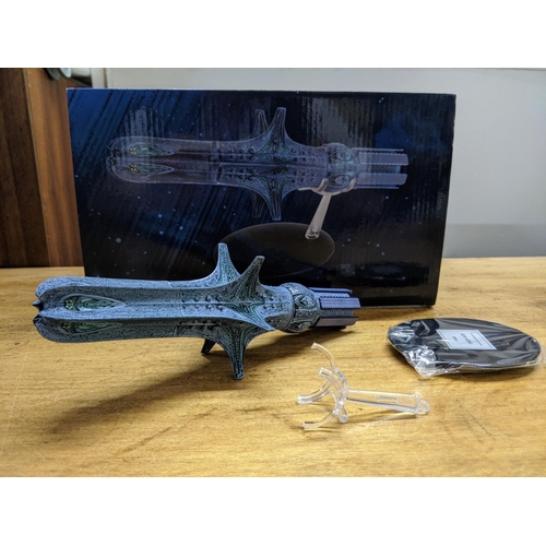 49 - Five Star Trek boxed spacecraft models, to include, V'Ger, Scimitar, USS Kobayashi Maru, Klingon Bir... 