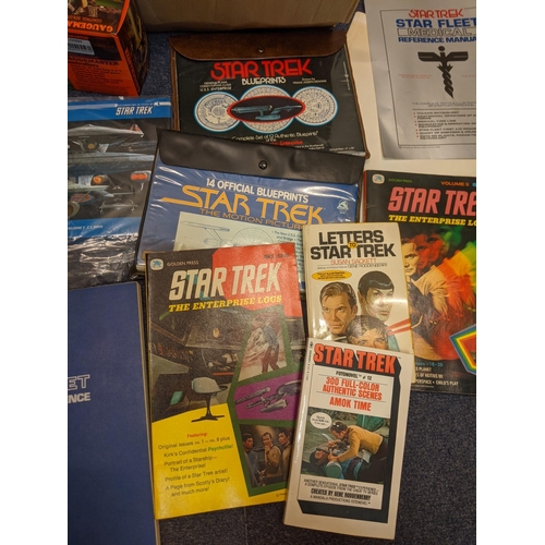 55 - Approximately 200 Star Trek The Official Collection magazines to include Gold USS Enterprise NCC-170... 