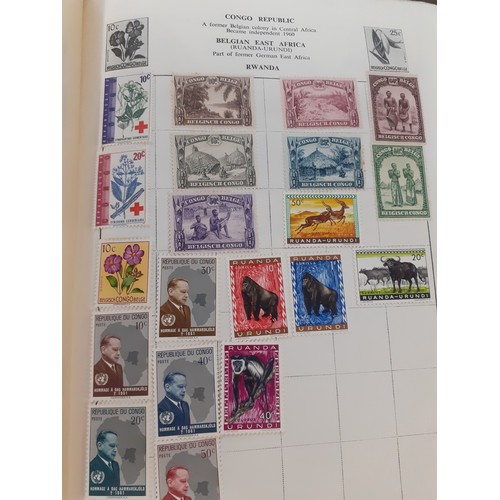 275 - Stamps- A vintage Pelham Major worldwide stamp album and contents, mainly 1940's and later, to inclu... 