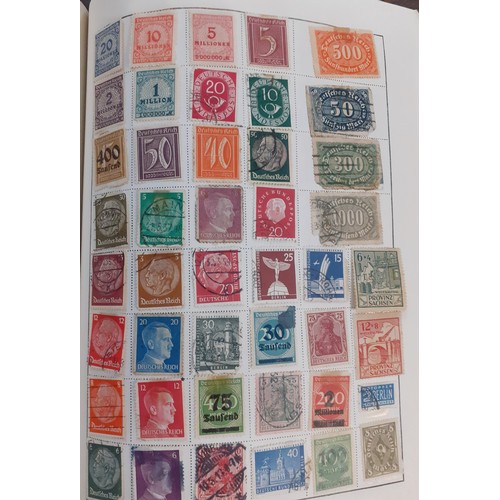 275 - Stamps- A vintage Pelham Major worldwide stamp album and contents, mainly 1940's and later, to inclu... 