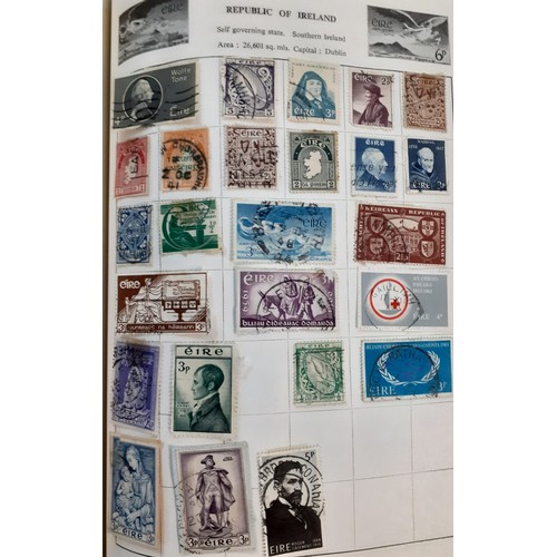 275 - Stamps- A vintage Pelham Major worldwide stamp album and contents, mainly 1940's and later, to inclu... 