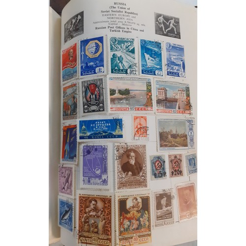 275 - Stamps- A vintage Pelham Major worldwide stamp album and contents, mainly 1940's and later, to inclu... 