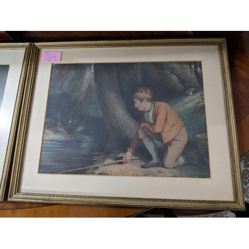 284 - S.E Whitehouse- A pair of Victorian watercolours signed lower and right respectively, 18x26, mounted... 