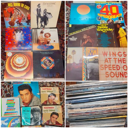 188 - A quantity of LP's and 45rpm singles, mainly 1960's-1970's to include Elvis, Fleetwood Mac, Paul McC... 