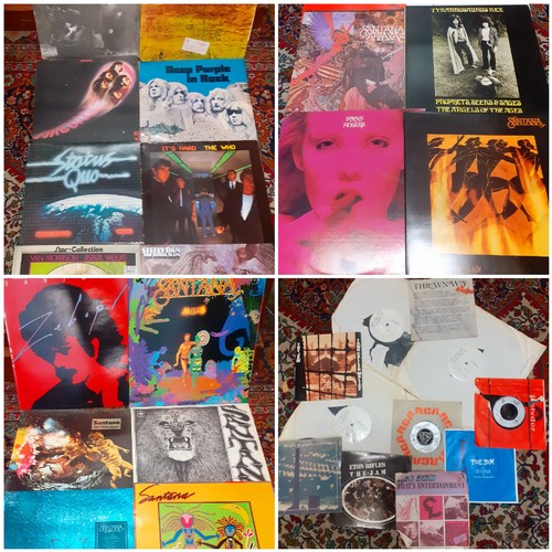 187 - A quantity of mainly 1970's and 80's rock and pop records to include The Who, Deep Purple, Alice Coo... 