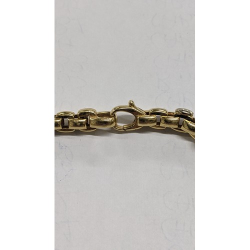 178 - An 18ct yellow gold Fope cable chain necklace, having a lobster claw clasp, stamped FOPE 750, 51.5cm... 