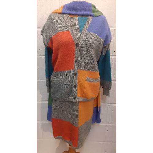 3 - Missoni- A ladies 3-Piece wool mix matched outfit comprising a sweater dress approx 36